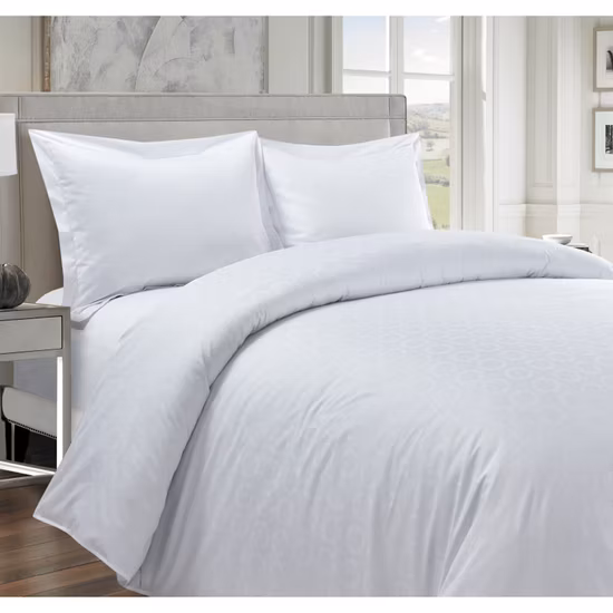 Funda de edredón plisada con diseño copetudo, juego de cama con cremallera, funda de edredón de poliéster suave