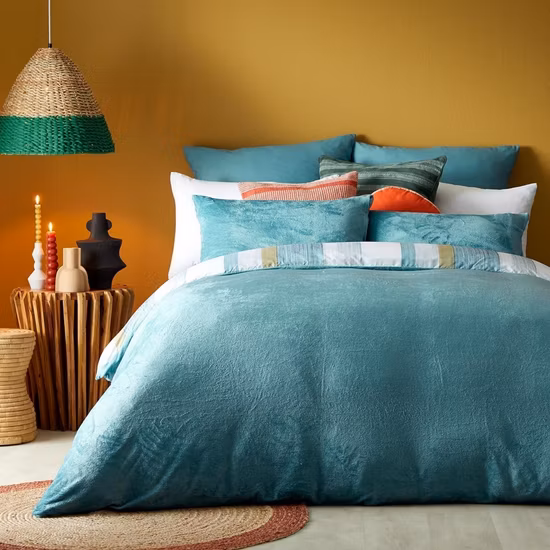 Sábana textil para el hogar impreso y funda nórdica de tejido de poliéster