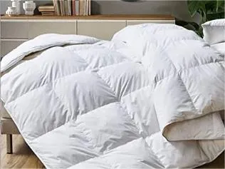 Venta caliente lavable edredón de fibra química transpirable y de buena calidad con 233t 100%algodón a prueba de plumón